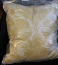 Lewis & Wood 100% linen 'Venetian' cushion, 45cm x 45cm with feather & down inner