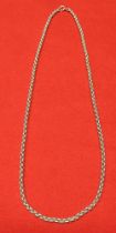 A 9ct gold neck chain, 65cm long, 55g