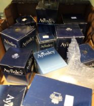 A selection of boxed Aynsley china collectibles (14)