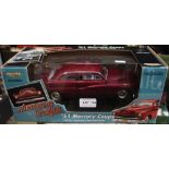 A Die-Cast metal American Graffiti, '51 Mercury Coupe Limited Edition model car 1/18th scale in orig