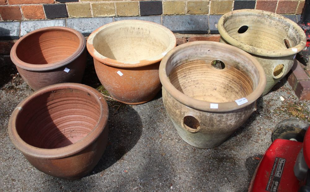 Five Cast Garden Pot Planters