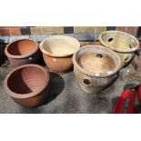 Five Cast Garden Pot Planters