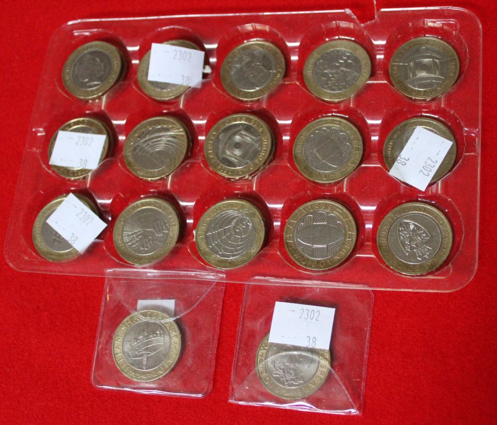 A selection of interesting and collectible £2 coins (25 in the lot)