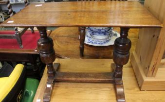 A small 19th century oak side table