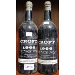 Croft Vintage Port, 1966, 2 bottles