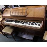 Upright piano - Mini Royale model Piano together with stool