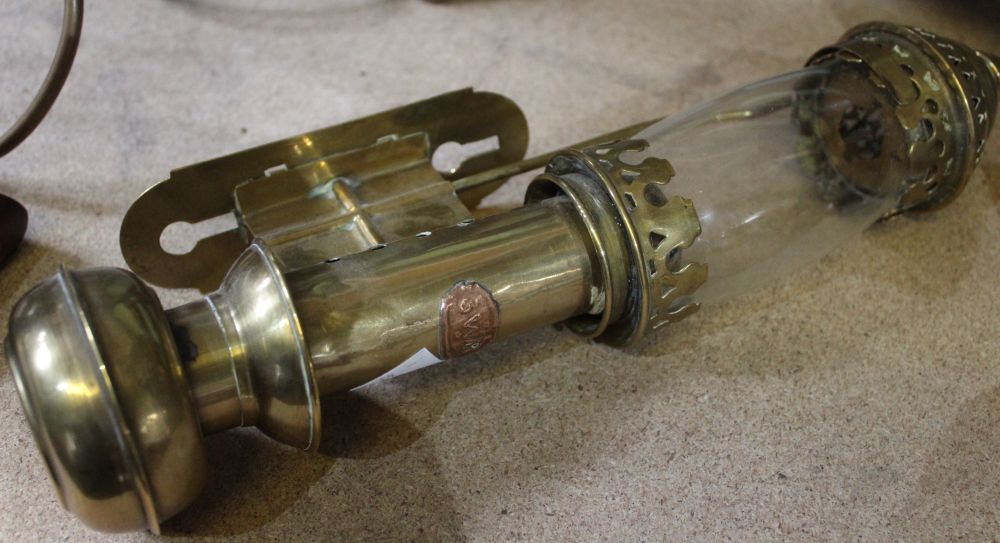 A reproduction 'GWR' brass light fitting - Image 2 of 2