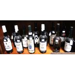 Mixed bottles of sherry & Taylor's Port, 12 bottles