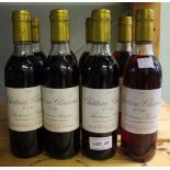 Chateau Climens 1er Cru (Sauternes), 1989, 8 37.5 cl bottles