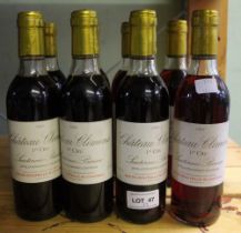 Chateau Climens 1er Cru (Sauternes), 1989, 8 37.5 cl bottles