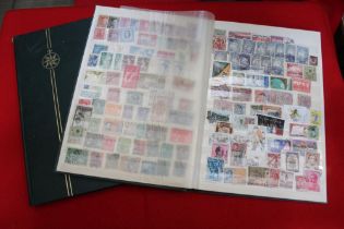 Two stockbooks, many hundreds of World stamps