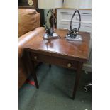 An early 20th century envelope style card table