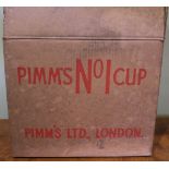 Early/mid 20th century Pimm’s branded cardboard box