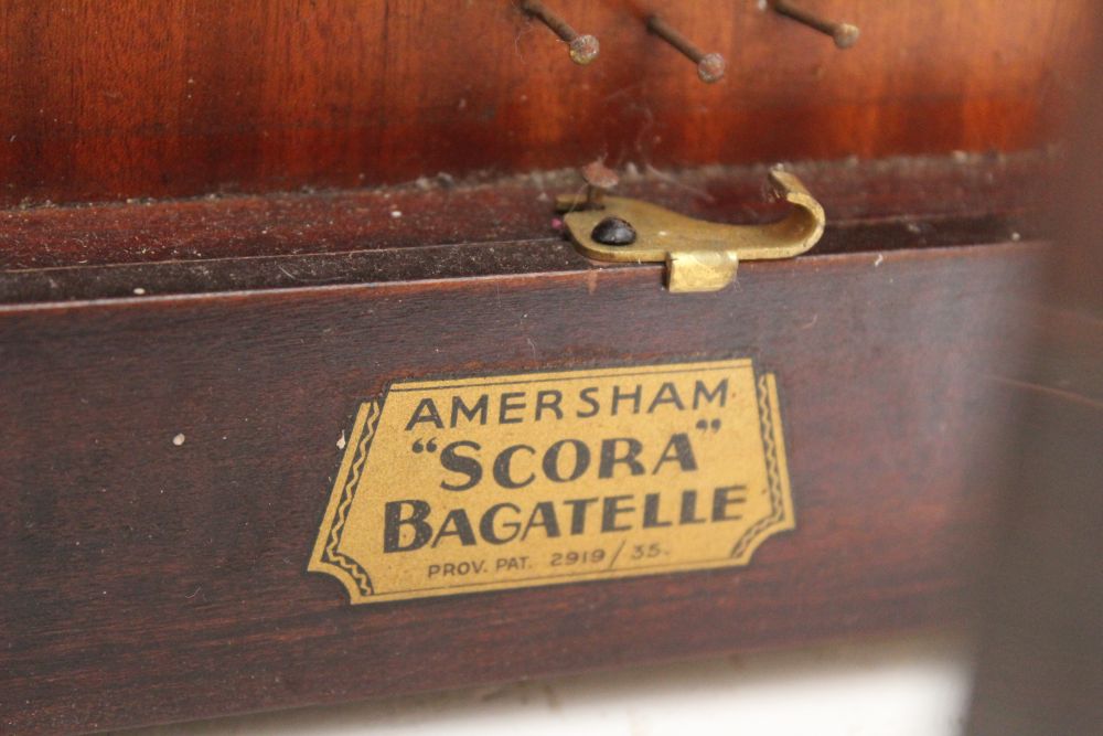 Scora Bagatelle - vintage wooden bagatelle game - Image 2 of 2