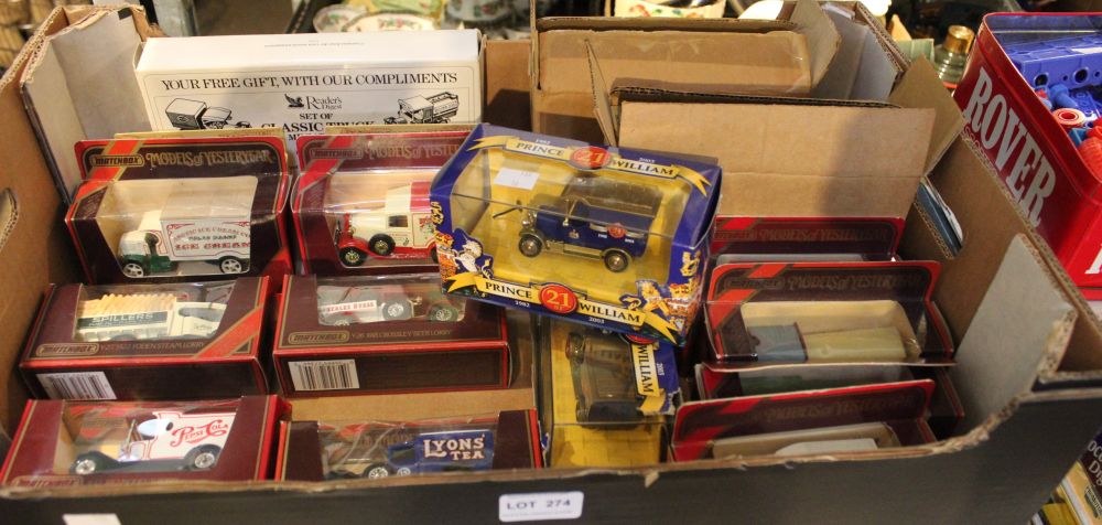 A collection of "Matchbox-Models of Yesteryear" and other vehicles in original boxes