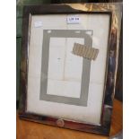 A Sterling silver photograph frame, overall size 38.5cm x 31cm