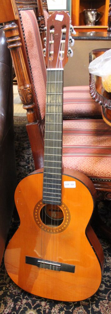An Elmeria Spanish acoustic guitar
