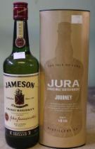 Jura Single malt Scotch Whisky, 1 bottle Jameson Irish Whisky, 1 bottle