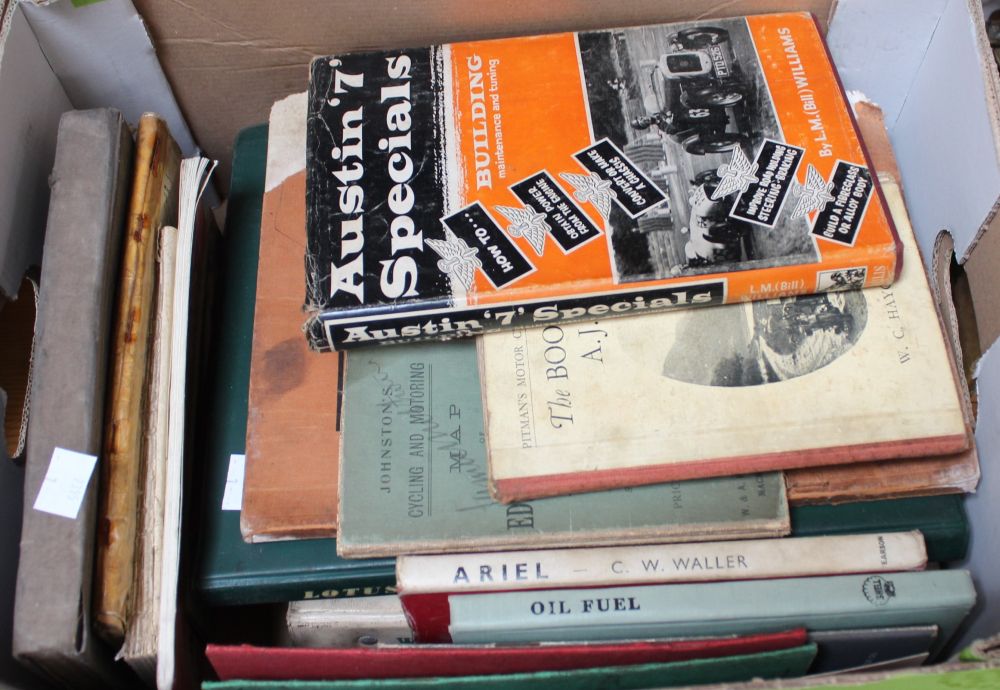 A box containing a quantity of vintage car manuals, hand books, etc - Image 2 of 2