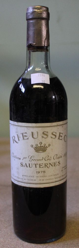 Rieus sec Sauternes 1975, 1 bottle