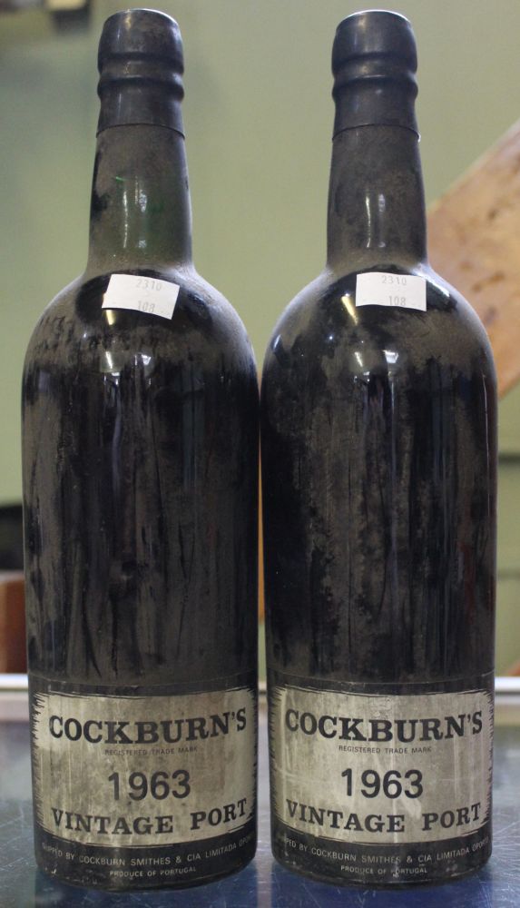 Cockburn's Vintage Port 1963, 2 bottles