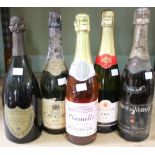 Dom Perignon 1970 plus 4 bottles of sparkling wine (5)