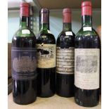 Chateau Palmer 1964, 1 bottle Chateau Cantemerle 1987, 1 bottle Chateau Haut Bailly 1986, 1 bottle