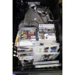 A Sony PlayStation console plus good quantity of games, controllers, leads etc