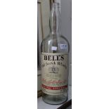 Large (empty) bottle of "Bell's" Whisky