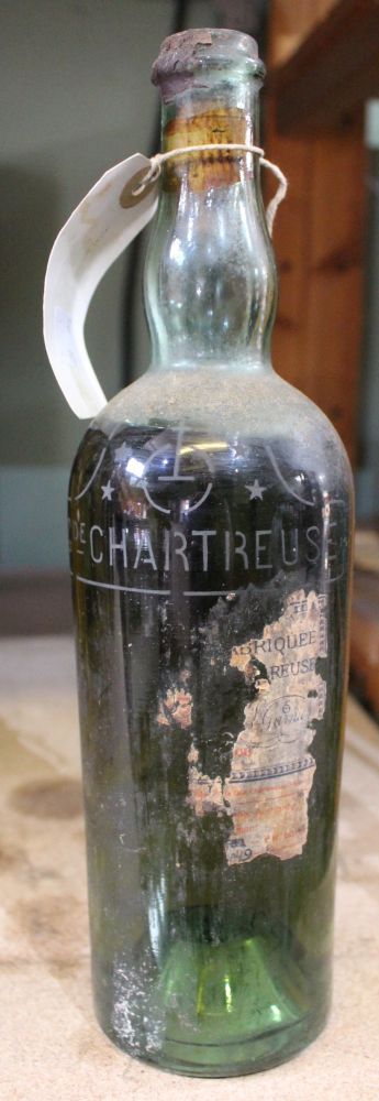 Green Chartreuse (etched bottle with age)