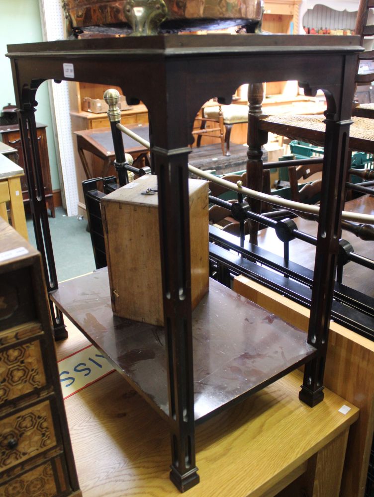 A mahogany Chippendale design table