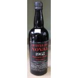 Quinta do Noval Nacional 1962, Robert Parker 98/100, c.250 cases produced, legendary pre-Phylloxera