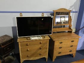 Two dressing chests