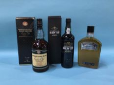 A bottle of Port, Rum and 'Gentleman Jack'