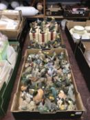 Large collection of Oiseaux bird figures