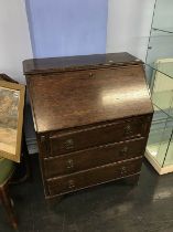 Oak bureau