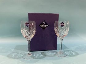 Collection of Edinburgh Crystal glassware