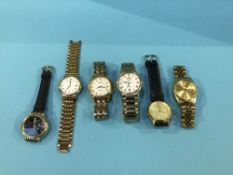 A collection of Seiko wristwatches