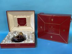 A boxed presentation Louis XIII de Remy Martin Grand Champagne Cognac, with glass stopper and two