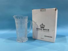 A boxed Royal Boch water jug