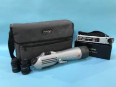 A Leica Apo-Televid 77 scope, with case and accessories
