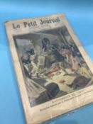 A collection of 'Le Petit Journal' French magazines