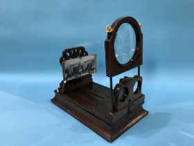 A Mahogany stereo graphoscope