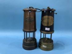 Two miners lamps