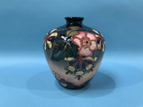 A modern Moorcroft vase, decorated with honeysuckle, H 18cm