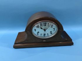 Edwardian mahogany clock
