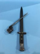 A Victorian bayonet and a spike bayonet