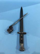 A Victorian bayonet and a spike bayonet