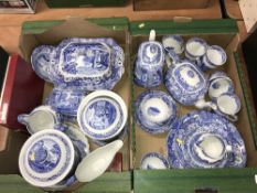 Large collection of Spode 'Italian' china