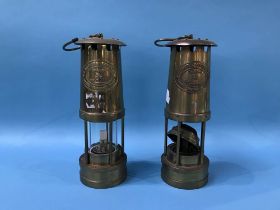 Two miners lamps